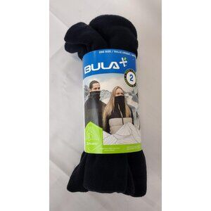 Bula Polartec Fleece Neck Warmers Set of 2 Black New NWT
